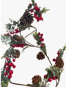 Wreath With Berries and Pine Cones 40cm