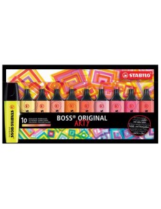 Stabilo Boss Original Arty Warm Color Highlighter 10pcs.