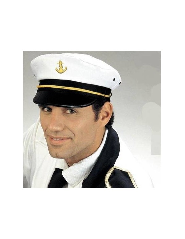 Captain's Hat with Anchor - Carnival Accessories