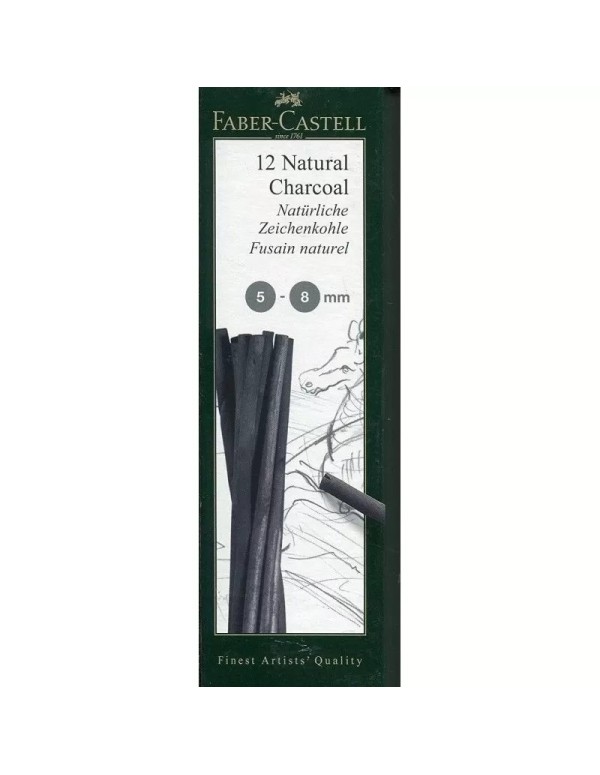 Faber Castell Natural Charcoal Set 5-8mm