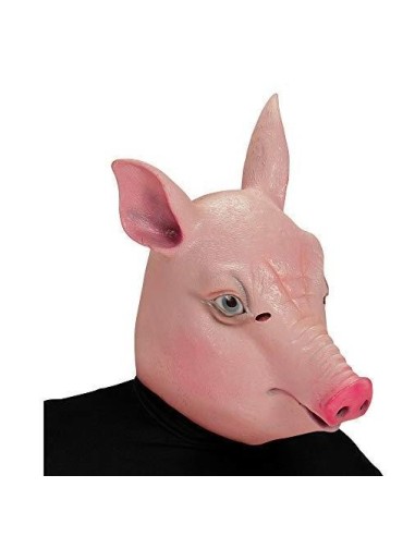 Pig Full Head Latex Mask Halloween And Carnival