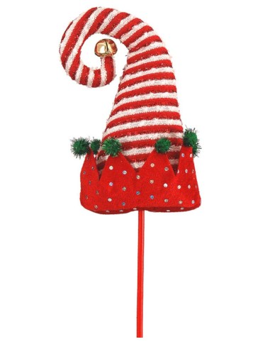 Christmas Decoration Elf Hat Red 52cm