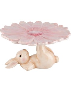 Ceramic Rabbit Stand For Easter Sweets