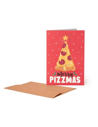 Christmas Card Merry Pizzmas Legami