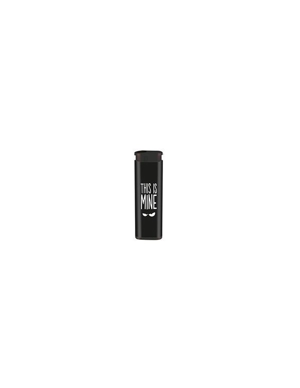 Black Windproof Lighter "This Is Mine" Legami