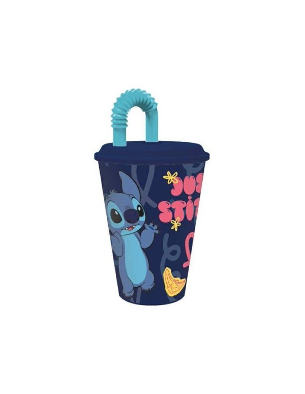 Disney Stitch Cups With Straw 430ml