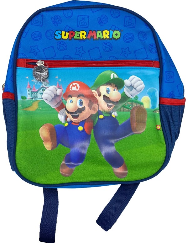 Super Mario Bros Kindergarten Mini Backpack Seven
