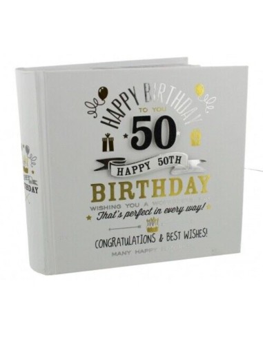 Photographic Album Idea Gift Birthday 50