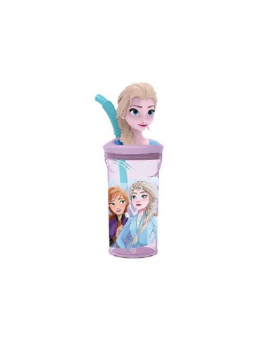 Frozen Cups With Straw In Tritan 3D 360ml