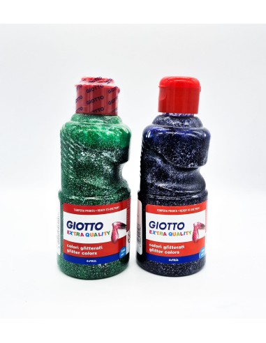 Giotto Ready-To-Use Paint 250ml Glitter Colors
