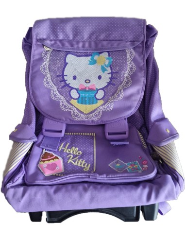 Hello Kitty Purple Trolley Backpack