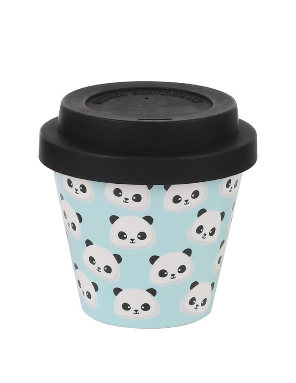 Coffee Cup I Drink Panda With Lid 90ml