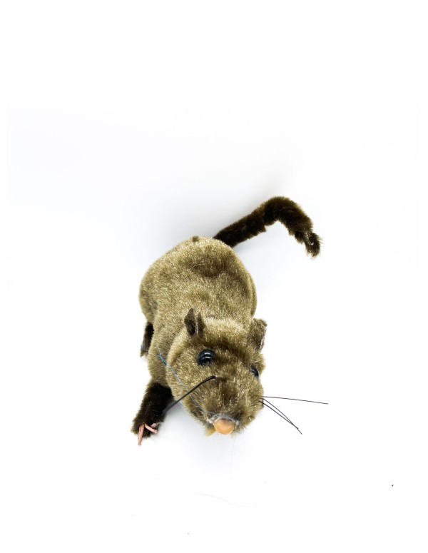 Hairy Realistic Rat In Polyester 22cm Halloween Tricks