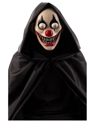 Plastic Horror Clown Halloween Mask