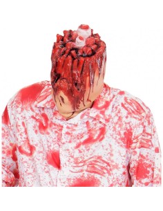 Severed Bloody Head Halloween Mask