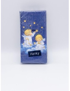 Christmas Paper Hankies With Angels 10PCS