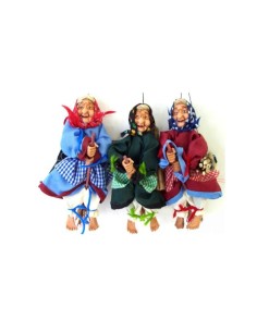 Christmas Decoration Hag With Wood And Bag 15 cm