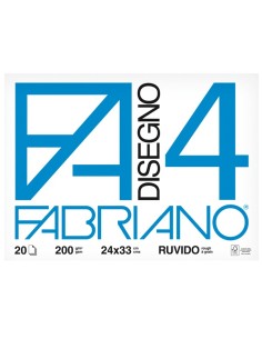 Fabriano Drawing Album F4 24x33cm Rough 200g 20 Sheets