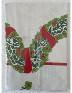 Christmas Paper Tablecover With Mistletoe 115x180CM