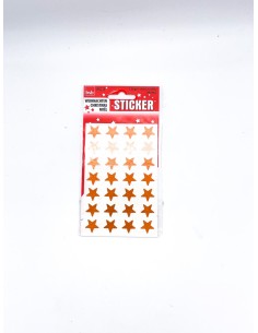Christmas Stickers Gold Stars Advent CalenChristmas Stickers Red Starsdarnt