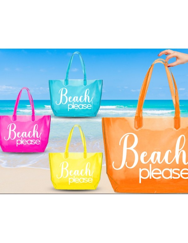 Pvc Beach Bag Assorted Colors