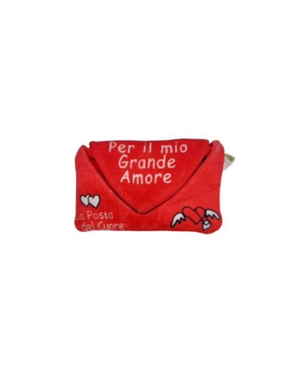 St. Valentine's Day Polyester Plush Letter "Per Il Mio Grande Amore" 15cm