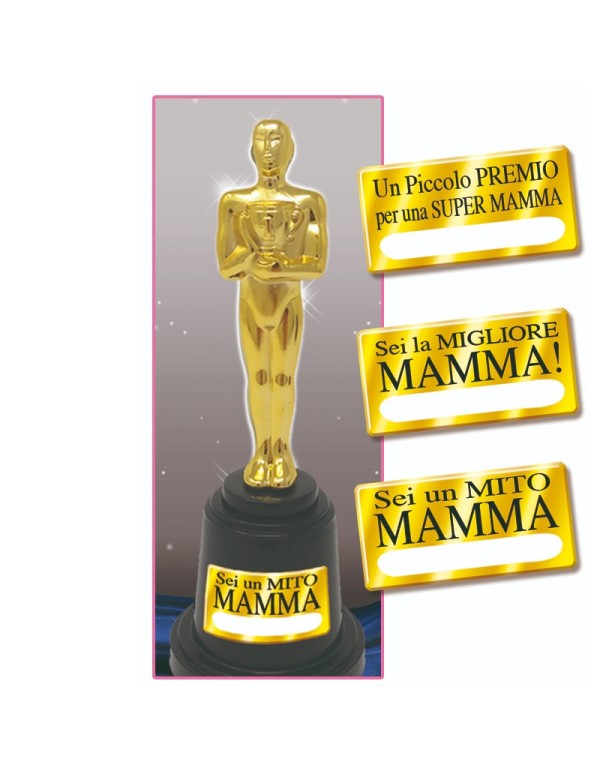Oscar Trophy With Assorted Mother's Day Dedication