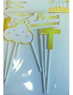 First Holy Communion Cakes Toppers Decorations 7Pcs.