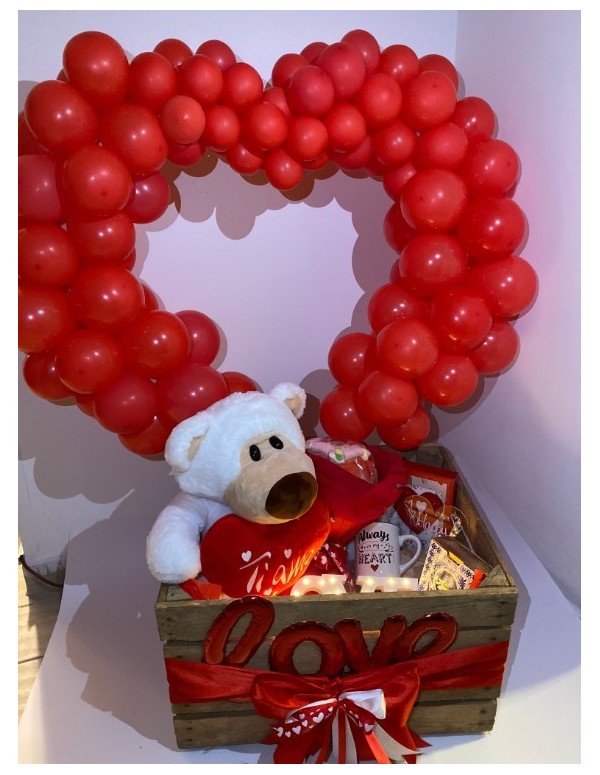 Valentine's Day Wooden Gift Box