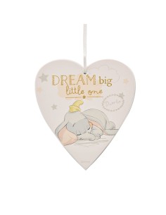 Disney Magical Beginnings Heart Plaque 'Dream Big'