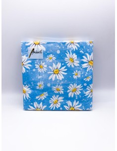 Paper Napkins Decorated With Daisies 33x33CM 20Pcs