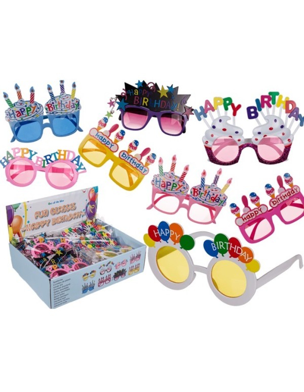 Happy Birthday Party Glasses Assorted Product