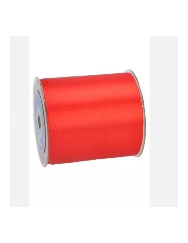 Red Satin Ribbon 100mmx25m